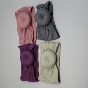 4 Baby Headbands
